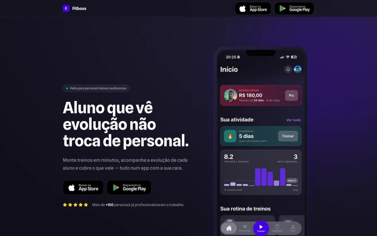 Fitboss screenshot